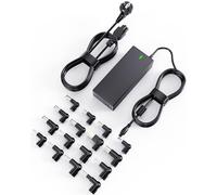 Chargeur universel 90 W portable pour DELL, HP, Acer, ASUS, Lenovo, IBM, Toshib-a, Samsung, Sony, Fujitsu, Gateway, 15 V, 18 V, 18,8 V, 19 V, 19,5 V, 4,74 A, adaptateur secteur max. avec 16 interfaces