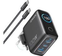 Chargeur Universel Anker USB-A 2 USB-C 100 W Noir