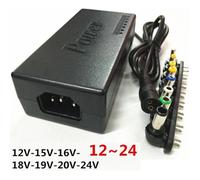 Chargeur Universel - GOBRO - 96W - 8 embouts - 12V à 24V - Noir