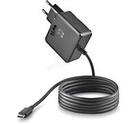 NGS GAN 65W-C - Chargeur Mural Universel USB-C Ultra-Rapide 65W, Technologie GaN compacte - Charge Intelligente PD 3.0 - Protection Contre Les surcharges - Ordinateurs, tablettes, Smartphones - 1,5 m