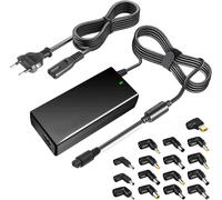 Chargeur Universel pour Ordinateur Portable 90W Adaptateur Secteur 15V 16V 18.5V 19V 20V avec Multi-Embouts Compatible avec Acer ASUS HP Toshiba Dell IBM Lenovo Sony Gateway Notebook.