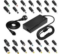 Chargeur Universel pour Ordinateur Portable 90W Power pour Lenovo, Dell, HP, Toshiba, Sony, ASUS, Acer, Samsung, Toshiba, Adaptateur DC AC pour appareils ménagers avec 28 connecteurs.