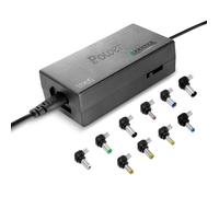 Chargeur universel réglable - Eaxus - 12-24 V - 4500 mA - 100 W - 10 embouts - Protection contre surcharge