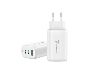Chargeur universel Techmade TM-P937-WH 65 W USB-C et USB-A Blanc