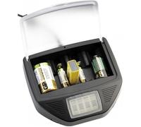 Chargeur universel - TKA - 2 x USB - Recharge piles alcalines - Protection intelligente - Écran LCD