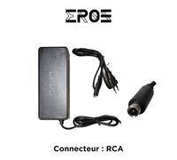 Chargeur universel trottinette électrique batterie 60v, connecteur rca