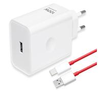 Chargeur USB 100 W pour Oppo Super-VOOC avec câble USB-C Rouge 6 A 1 m d'origine, Compatible Con Realme GT 7 Pro, Reno 13, 12FS, OP Find X8, X7, Find X7 Ultra One-Plus 13, Nord CE 4, 3 Lite.