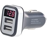 Chargeur USB 12V avec avertisseur de tension, 2x USB, 3,1 A [Revolt]