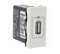 Prise USB Type-A 1,5A 5V 7,5 Watts Mosaic 1 module 230V blanc LEGRAND 077591