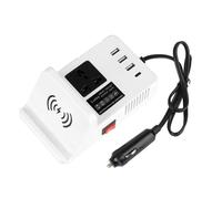 Chargeur USB 3 Ports À Charge Rapide Ordinateur Portable Chargeur Voiture 12/24 V Convertisseur Tension pour Voiture Convertisseur(Blanc)