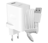 Chargeur USB 30W avec Câble USB vers USB-C Oppo Blanc
