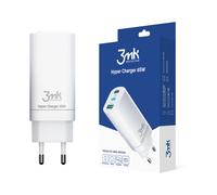 3MK Chargeur USB Hyper Charger 65W Power Delivery Quick Charge Blanc
