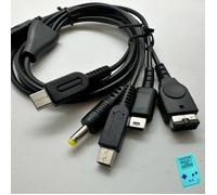 Chargeur USB 5 en 1 Nintendo DS Lite, DSi, 3DS, DSi XL, 3DS, GBA SP, DS Sony PSP et Wii U