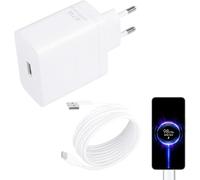 Chargeur USB 67W pour Oppo Super-vooc avec câble USB-C 6A, 2 mètres, Compatible avec Con Real-me GT 7 Pro, Reno 13, 12FS, One-Plus 13, Nord CE 4, 3 Lite, Find X8, X7, Find X7 Ultra