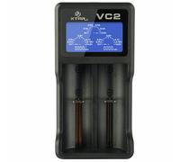 chargeur USB à 2 baies avec grand écran, avec un courant de charge allant jusqu'à 0,5Ah