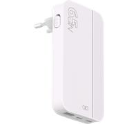 Chargeur USB A + 2 USB C Pliable 65W Power Delivery GaN Blanc + Garantie à vie Force Power Lite