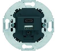 Chargeur USB C 1930 Anthracite - HAGER 260415