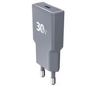 Chargeur USB-A - FORCE POWER - Pocket 30W - UltraGaN - Power Delivery - Gris