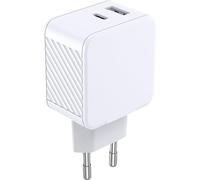 Bigben Connected Adaptateur secteur 32W PD USB-C (24 broches) + USB A 12+20W Blanc