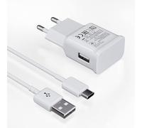 Chargeur USB avec Câble de Charge USB Type-C 1m USB C Chargeur Rapide pour Samsung Galaxy A50 A51 A72 A42 A14 A13 A15 A12 A10e A32 4G/5G、 S24 S23 S22 S21 S20 S8 S8+ S9+ S10 S10 Plus S10e、 Note 10 9 8