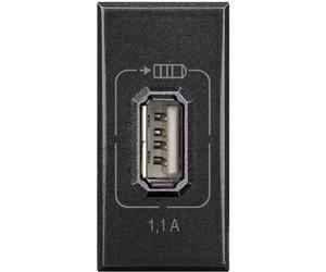 Chargeur USB Axolute 1.1A 1M Anthracite - BTHS4285C1