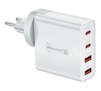 Chargeur Usb-C 100w, Chargeur Rapide 4 Ports Quick Charger Pd 3.0 Multiple Compatible Avec Iphone 15/14/13/12, Se, Mac Pro/Air, Ipad Pro, Samsung,Huawei, Xiaomi,Steam Deck,Type C E[Cha8222457]
