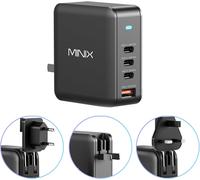 Chargeur Usb C 165 W, Chargeur Gan Ii Pd3.1 140 W, Chargeur Mural Turbo 4 Ports, Station De Charge Rapide, Compatible Avec Macbook Pro/Ipad Air/Iphone15 14 13pro /Galaxy S24 Ultra Et Plus