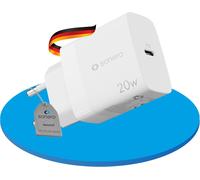 Chargeur Usb-C, 1X 20 Watts Port Usb-C, Chargeur Rapide, Alimentation Usb, Chargeur De Téléphone Portable Avec Détection Automatique Du Courant De Charge, Blanc