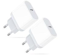 Chargeur USB C, 2-Pack Prise Rapide Replacement for iPhone 16/16 Pro/16 Pro Max/16 Plus/15/14/13/12/11/SE 2020/X/XS/XR/8/7/6, Pad, 20W Type C Secteur Charger Mural Alimentation Adaptateur Lynban