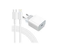 Chargeur USB C 20W avec Cable lightning 2m