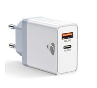 Aioneus Chargeur USB C, Rapide Prise USB C Chargeur Rapide pour iPhone 16 15 14 13 12 11 Pro Max X XS XR 8 7 6S Plus Mini SE, iPad,Samsung, 20W Adaptateur Type C Multi Secteur Bloc Mural Alimentation