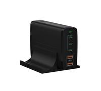 Chargeur USB C 245W 5 Ports PD Station de Charge Rapide 140W PD3.1/PPS/QC4+/QC3.0 Adaptateur Secteur(3pin P)