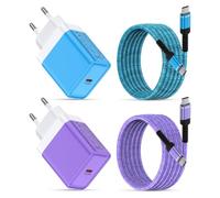 Chargeur USB C 25 W avec câble de charge rapide pour Samsung Galaxy S26 Ultra/S25/S24/S23/S22/A57/A17/A37/A16/A56/A36/A55/A53/A54, chargeur rapide Samsung de type C avec bloc d'alimentation