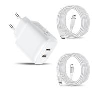 Chargeur USB C 25 W pour iPad Pro 12.9 11 13 2nd 3rd 4th 5th 6th Generation 2024/Air/Mini 2 3 4 5 6/Apple iPad 5th -11th iPhone 17/16 Pro/Pr-o Max/15 14 13 12 Bloc d'alimentation chargeur rapide avec
