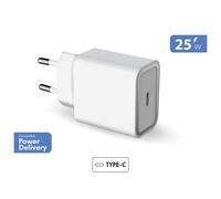 Chargeur USB C 25W Power Delivery Blanc + Garantie à vie Force Power Lite