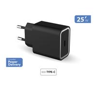 Chargeur USB C 25W Power Delivery Noir + Garantie à vie Force Power Lite