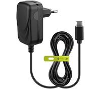 Chargeur USB-C 3.0 Adaptateur secteur, câble 1,5 m, pour smartphones noir | 100 - 240 (AC) V, 5 (DC) V, connecteur USB-C pour smartphone, tablette, batterie externe, casque Bluetooth et enceintes