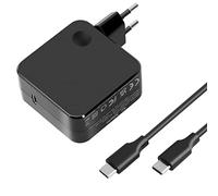 Chargeur USB C 45 W pour ordinateur portable compatible avec Nintendo Switch/Steam Deck/hp/Lenovo Thinkpad iPhone15/Pro/14/Pro, Galaxy S23, Note20, et plus avec câble de charge USB C vers C de 1,8 m