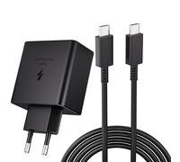 Chargeur USB C 45W Chargeur Rapide pour Samsung Galaxy S25+ S24+, S23+, S22+, S25, S24, S23, S22, S21, S20 Ultra, Note10+, Galaxy Tab S10, S9, S8, S7FE, S10 Ultra, avec Câble de Charge 5A Type-C 2M