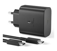 Chargeur USB C, 45W Chargeur Super Charge Rapide pour Samsung Galaxy S25,S24+,S24 Ultra,S23+,S23 Ultra, S22,S21,Note20 Prise Secteur USB C Adapteur Chargeur Rapide de Rechange d'origine + 1.5M Type-C