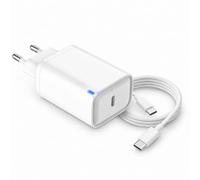 Chargeur USB-C 45W GaN PD pour Motorola Moto E .. Câble 1m Inclus Compa ..