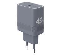Chargeur USB C Cube 45W Power Delivery UltraGaN Gris + Garantie à vie Force Power