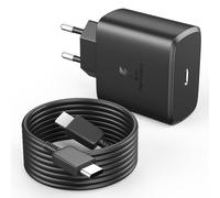 Chargeur USB C 45W Rapide pour Samsung Galaxy S25/S24+/S24 Ultra/S23+/S23 Ultra/S22/S21/A16, USB-C Charge Rapide pour Samsung, Rechange d'origine avec 2M Type-C Charging