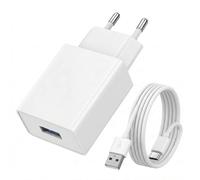 Chargeur USB C 5V 2A Adaptateur Universel et Un Câble de Charge Rapide de 1.5M 2A Compatible avec iPhone/Samsung Galaxy/Huawei/Honor/xiao/Android