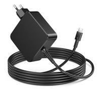 Chargeur USB C 65W, PD Rapide Chargeur Ordinateur USB C avec Câble de 1.7m Compatible avec Lenovo ThinkPad, Yoga, Chromebook, Steam Deck, Huawei, Samsung, MacBook Air/Pro, HP, Dell, Acer, ASUS