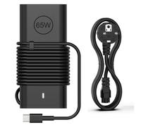 Chargeur USB C 65W pour Dell Latitude 7490 7420 7410 7370 7280 5490 5420 5410 5290 5285 5520 XPS 15 13 12 9250 9360 9370 9380 Chromebook 3100 3400 5300 Adaptateur Alimentation Ordinateur