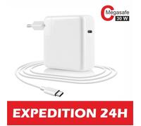 Chargeur USB C - Adaptateur Secteur - MacBook Pro - 30W - Smart PD - Blanc