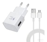 Chargeur USB C avec câble de charge rapide compatible avec Samsung Galaxy 22 S21 S20 S10 S9 S8 A16 A15 A14 A36 A35 A55 A54 A53 A05s A04s, Z Flip5 Z Flip4