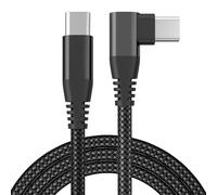 Chargeur USB-C avec connecteur coudé Charge rapide PD 60 W Black 1 m