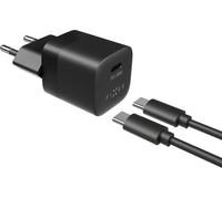 Chargeur USB-C + câble USB-C, 30W, Fixed Mini PD Travel Charger, noir